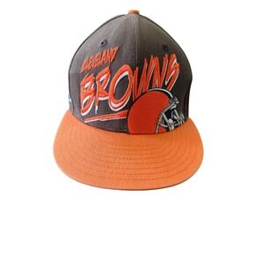 New Era 9FIFTY Cleveland Browns Snapback Hat NFL Brown Orange Medium-Large Cap